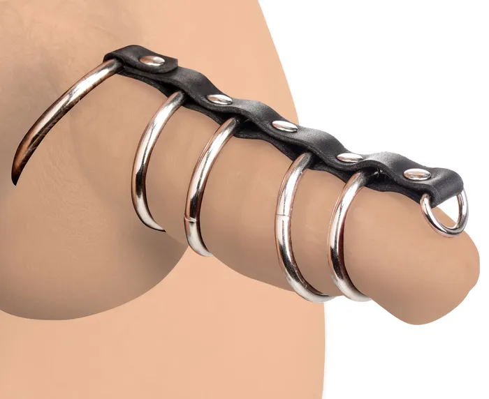 XR Brands Strict Cock Gear Gates of Hell Chastity Device Black Anal XR Brands Strict Cock Gear Gates of Hell Chastity Device Black Anal